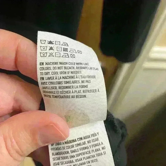 American Eagle Black Lace Shoulder Dress with Open Back with Strap Size 2 Ribbed - Picture 6 of 6